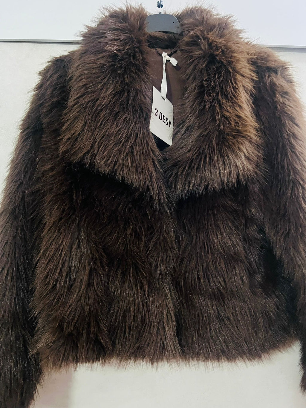 Pelliccia Sintetica Marrone Donna - Giubotto Eco-Fur Pelo Lungo | MDivaFashion