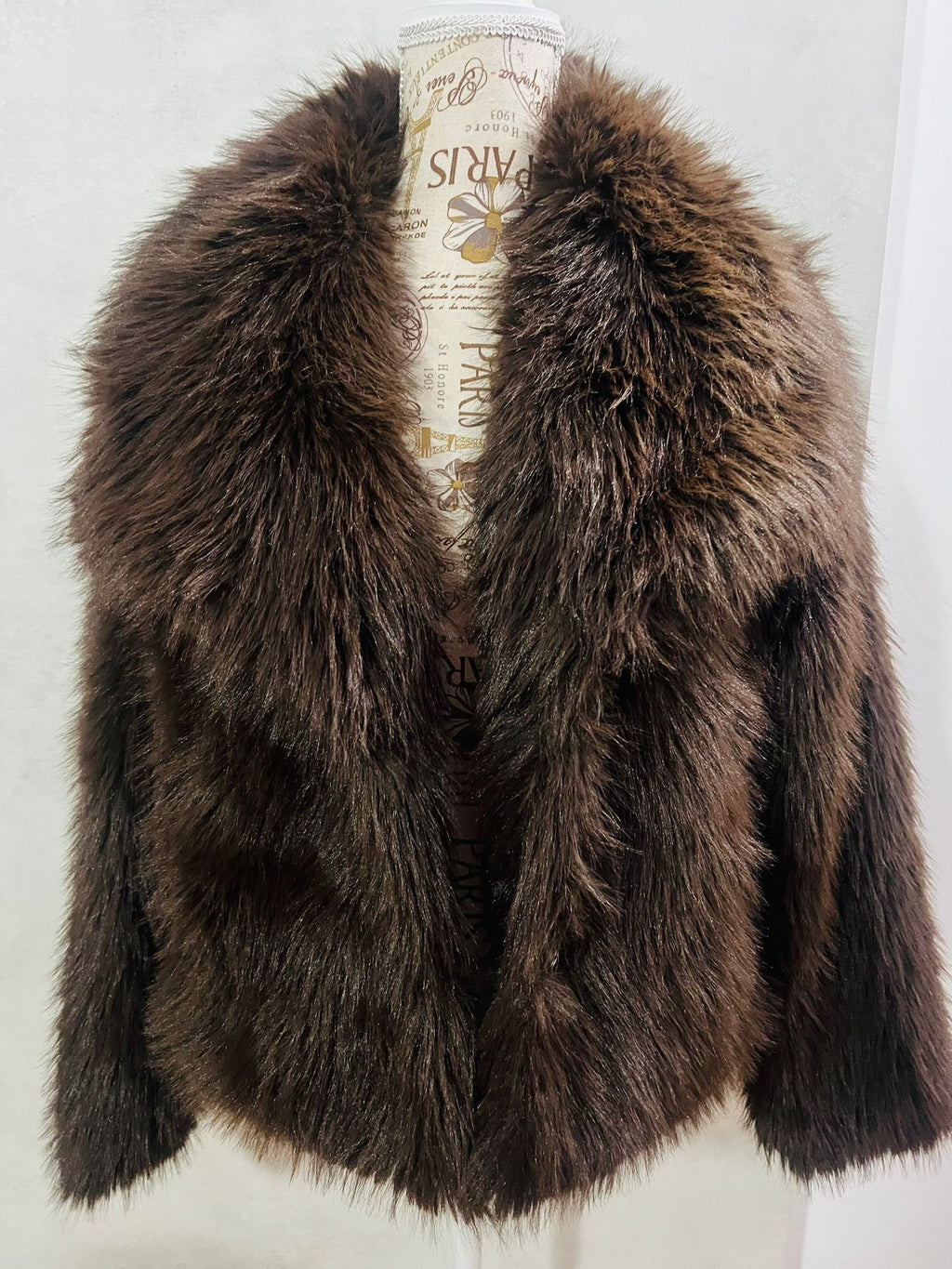 Pelliccia Sintetica Marrone Donna - Giubotto Eco-Fur Pelo Lungo | MDivaFashion