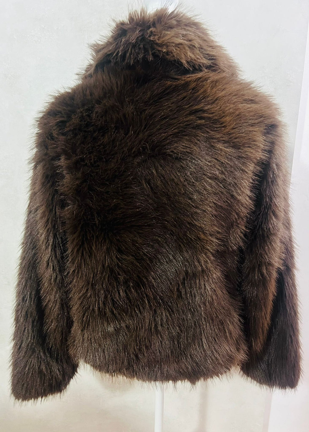 Pelliccia Sintetica Marrone Donna - Giubotto Eco-Fur Pelo Lungo | MDivaFashion