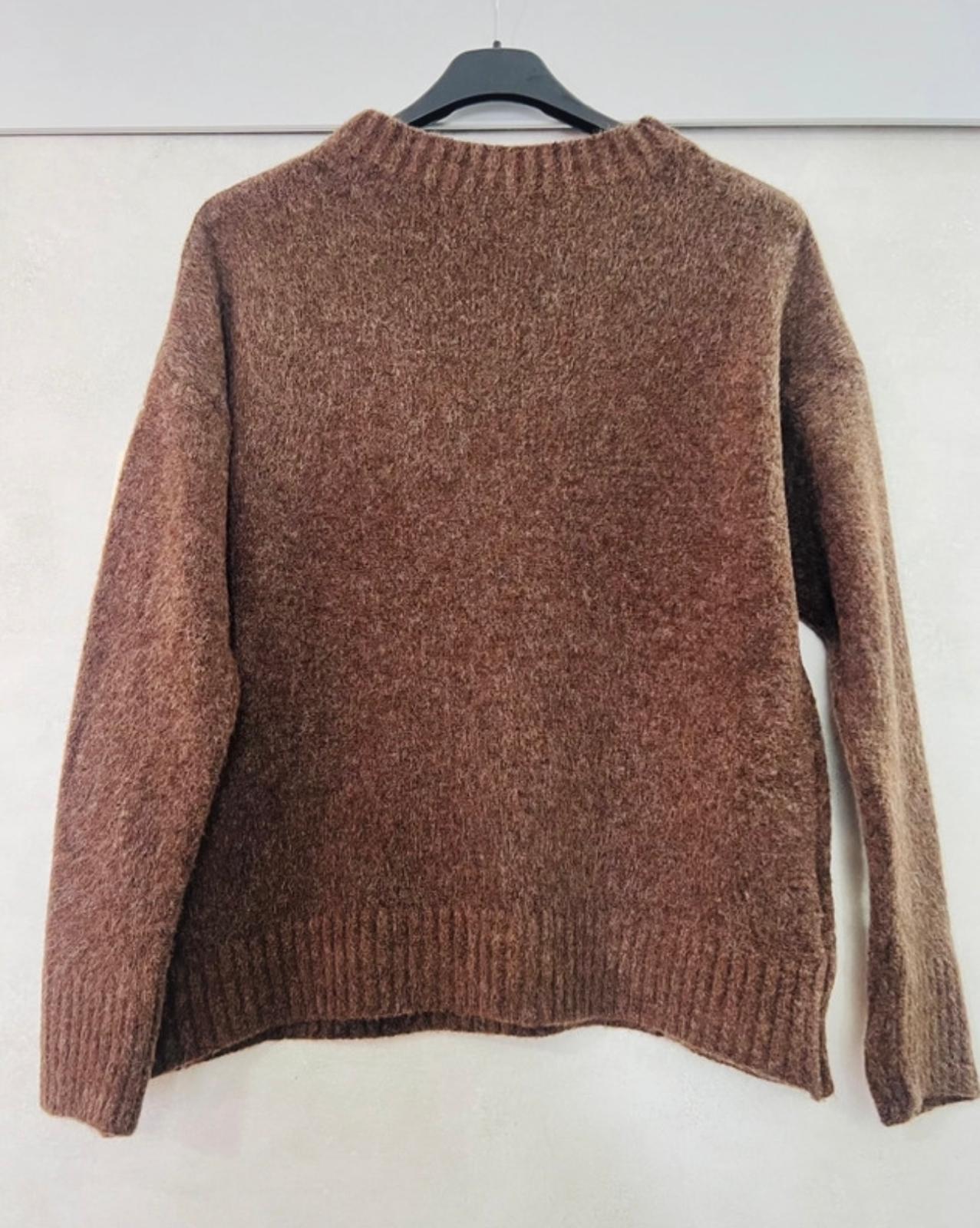 Maglioncino Marrone IO NON SBAGLIO MAI - Felpa Scritta Divertente | MDivaFashion