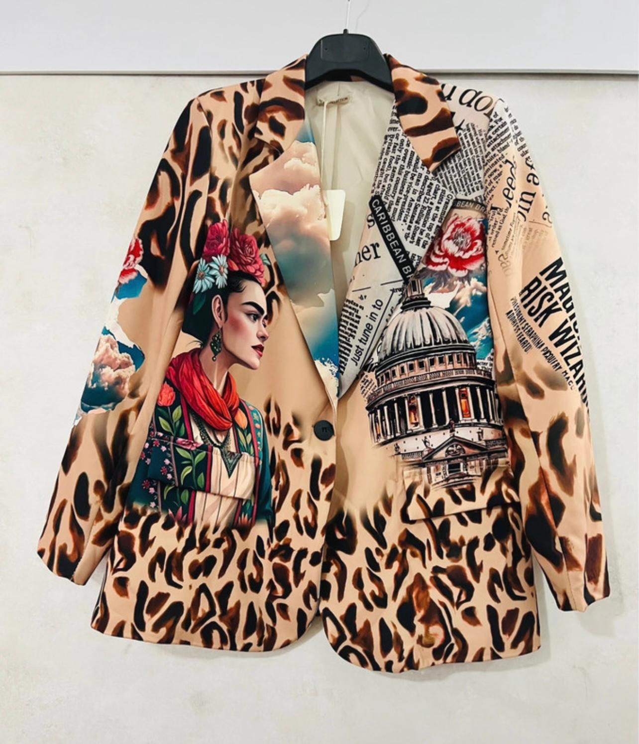 Blazer Frida Cupolone - Giacca Donna Artistica S/M | MDivaFashion