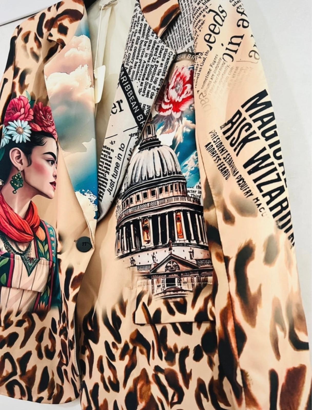 Blazer Frida Cupolone - Giacca Donna Artistica S/M | MDivaFashion