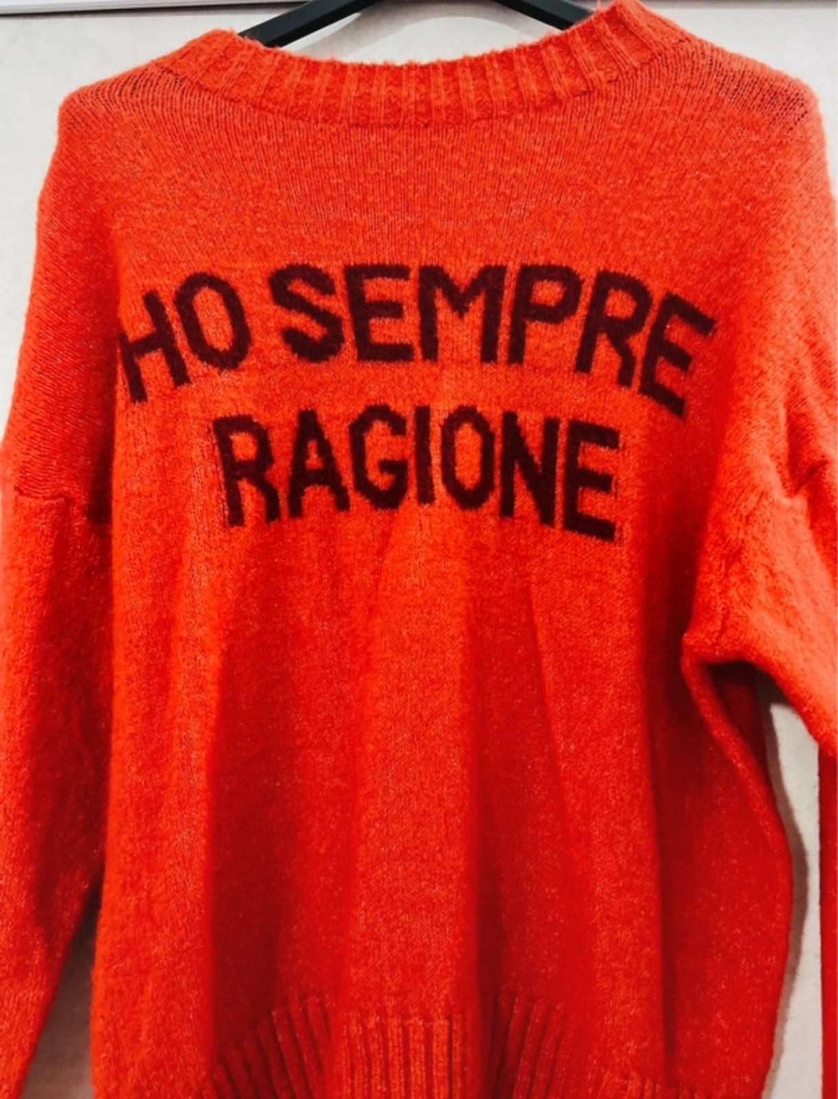 Maglioncino Ho Sempre Ragione - Maglione Donna Ironico | MDivaFashion