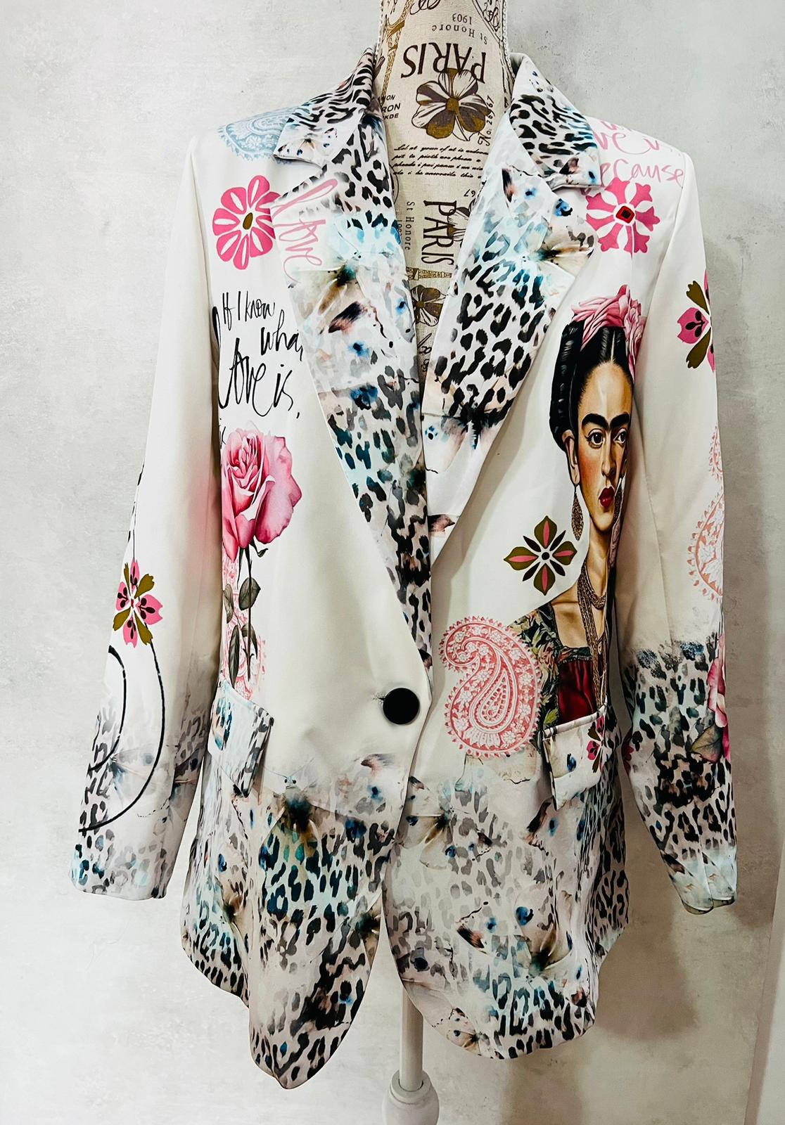 Blazer Frida Fantasia Artistica - Giacca Donna Premium | MDivaFashion
