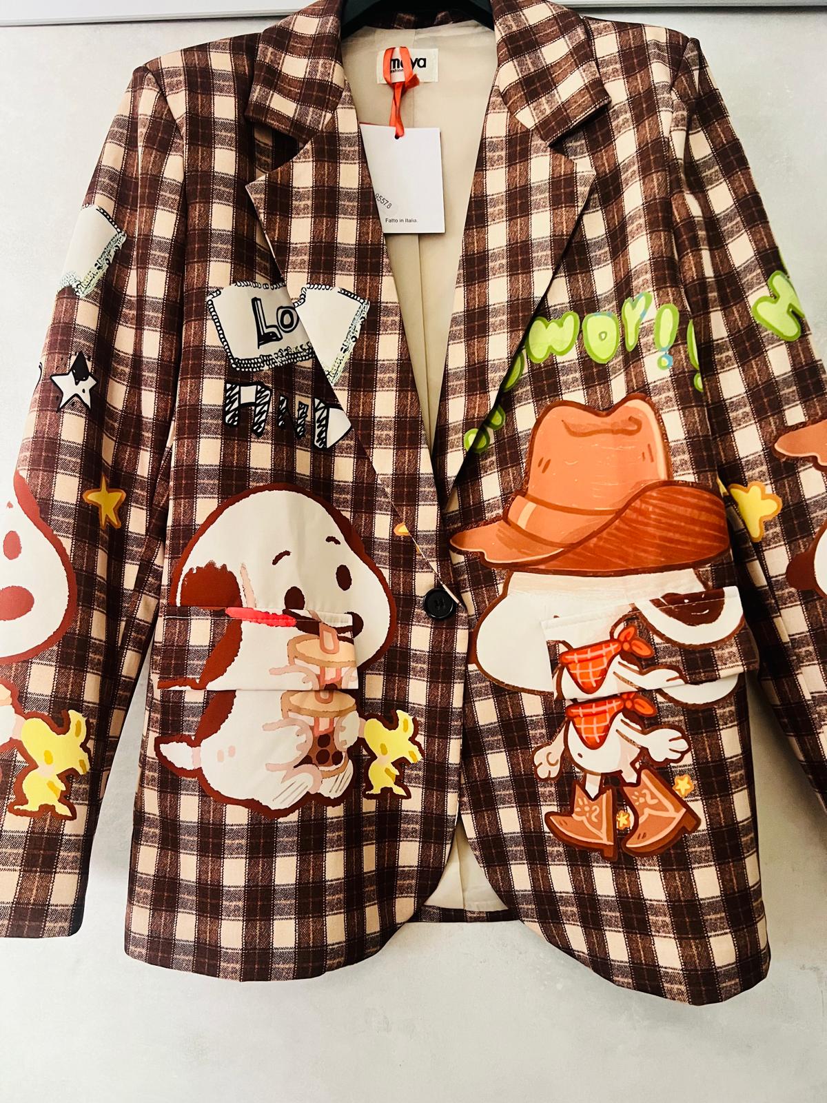 Blazer Donna ispirato Snoopy Cowboy - Giacca Premium Fantasia