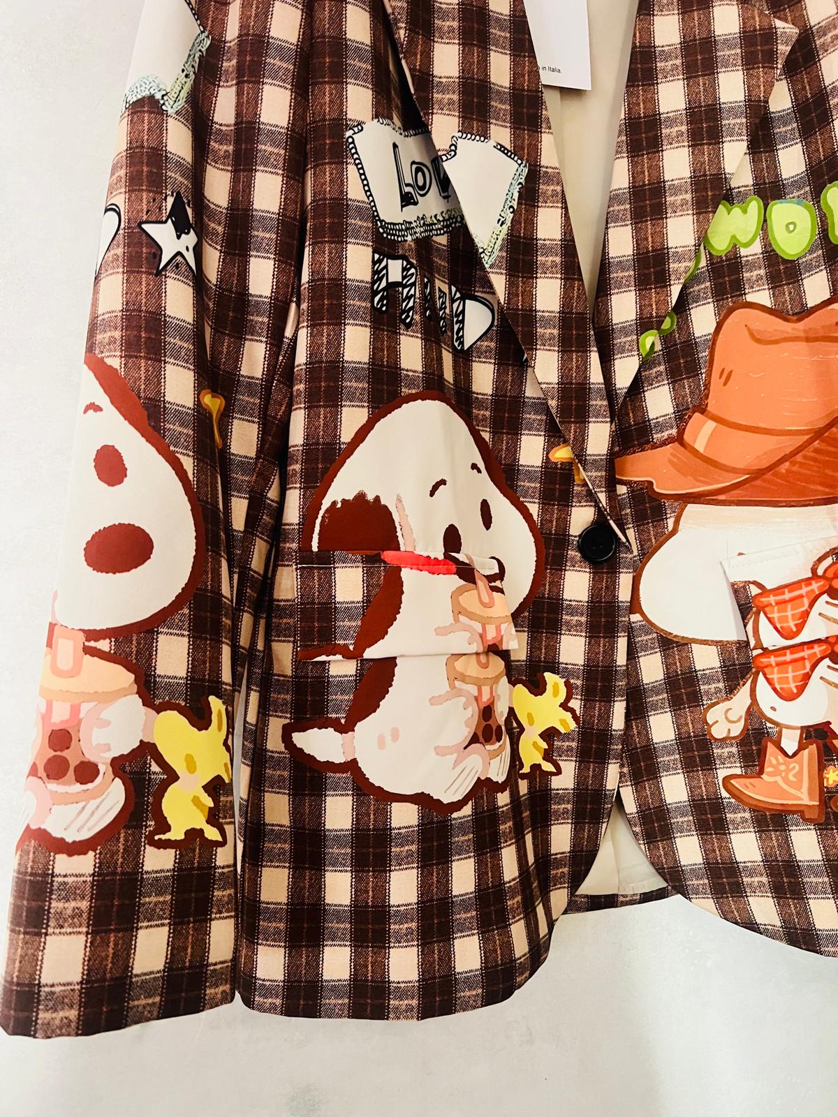 Blazer Donna ispirato Snoopy Cowboy - Giacca Premium Fantasia