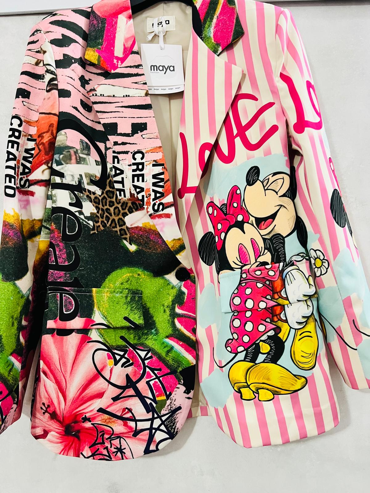 Blazer Donna Minni e Topolino Lover - Giacca Premium