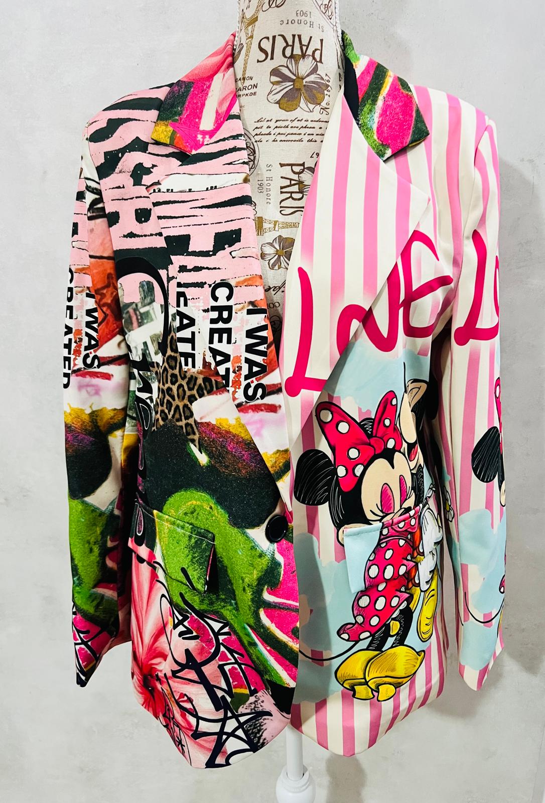 Blazer Donna Minni e Topolino Lover - Giacca Premium