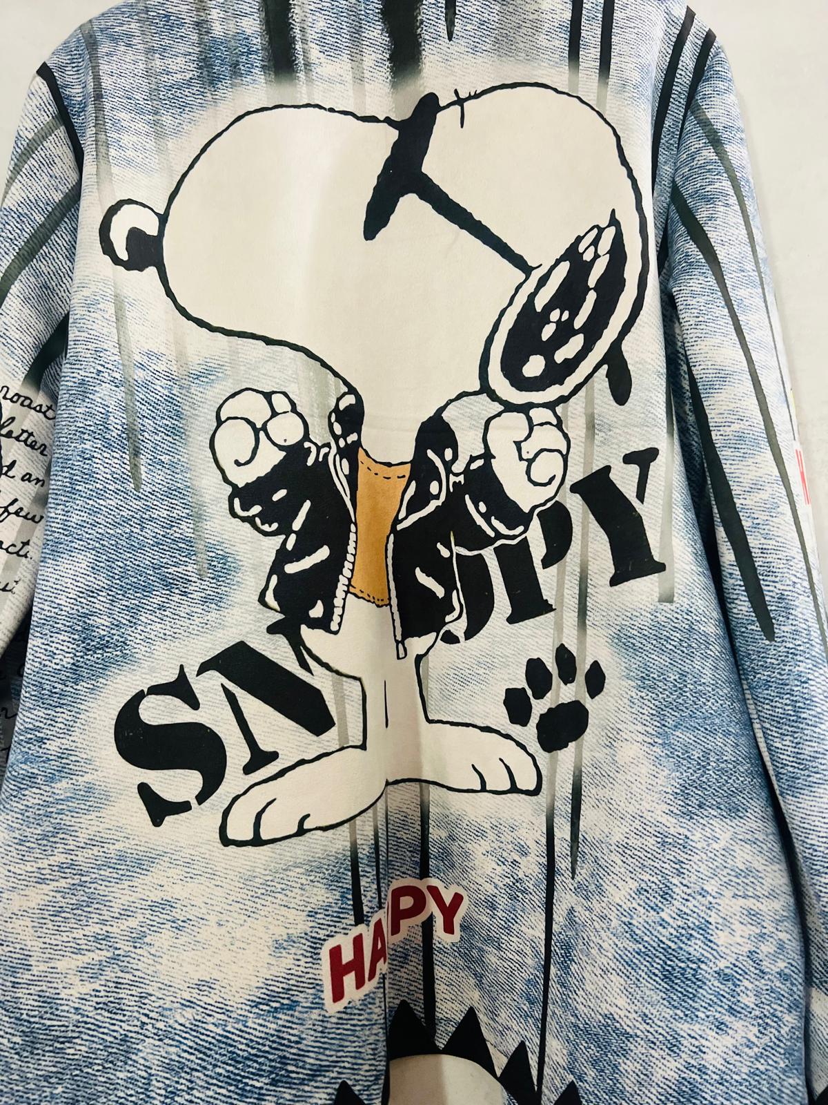 Blazer Donna Snoopy dainetto 'No Jeans' - Giacca Premium Statement