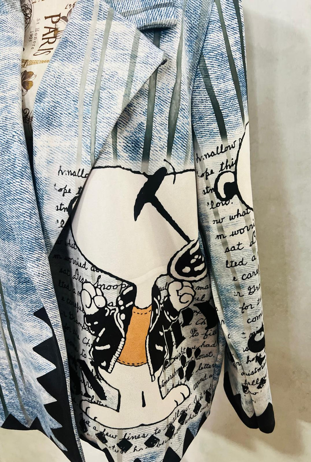 Blazer Donna Snoopy dainetto 'No Jeans' - Giacca Premium Statement