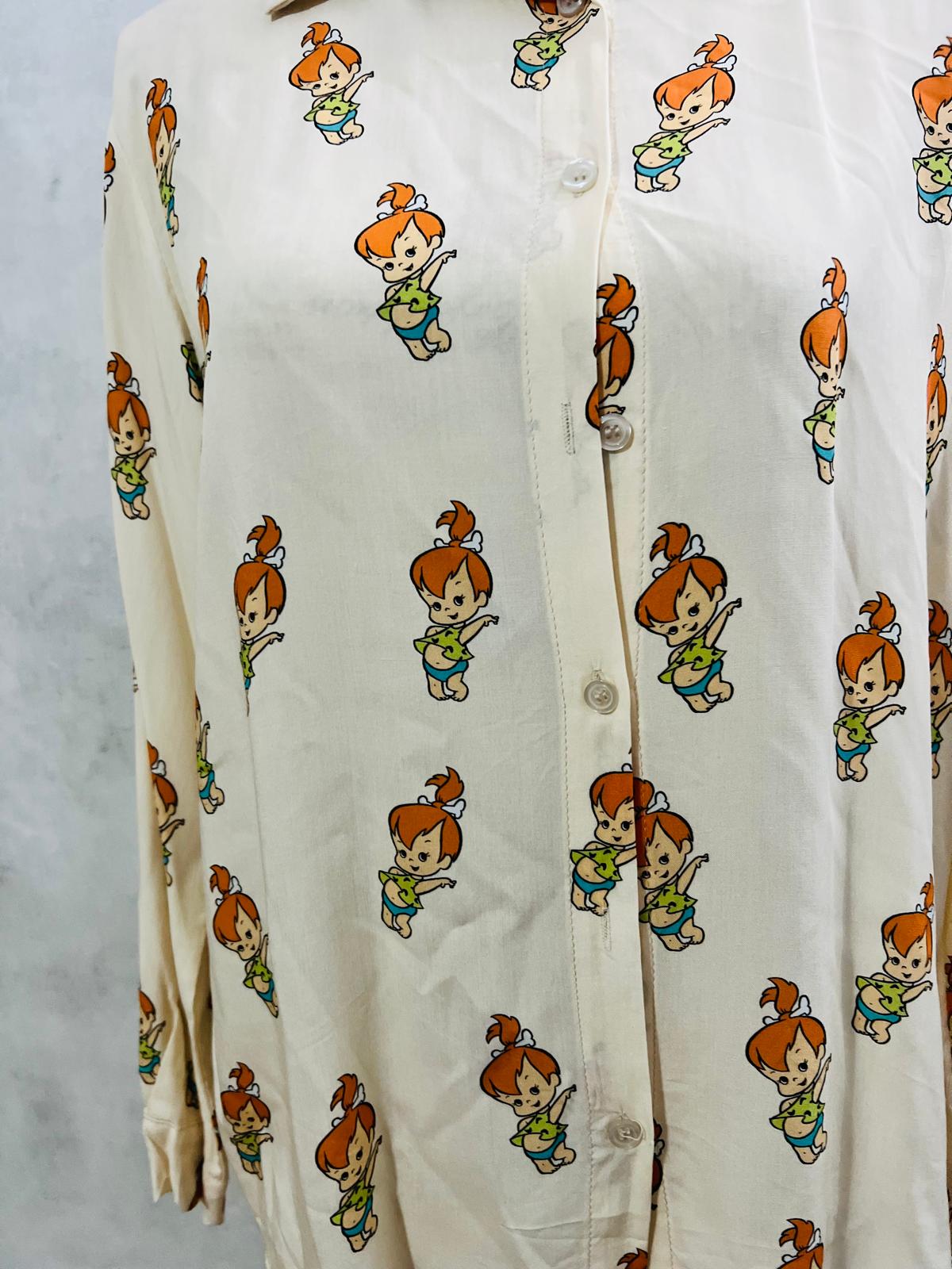 Camicetta Donna Ciottolina Flintstones - Camicia Premium
