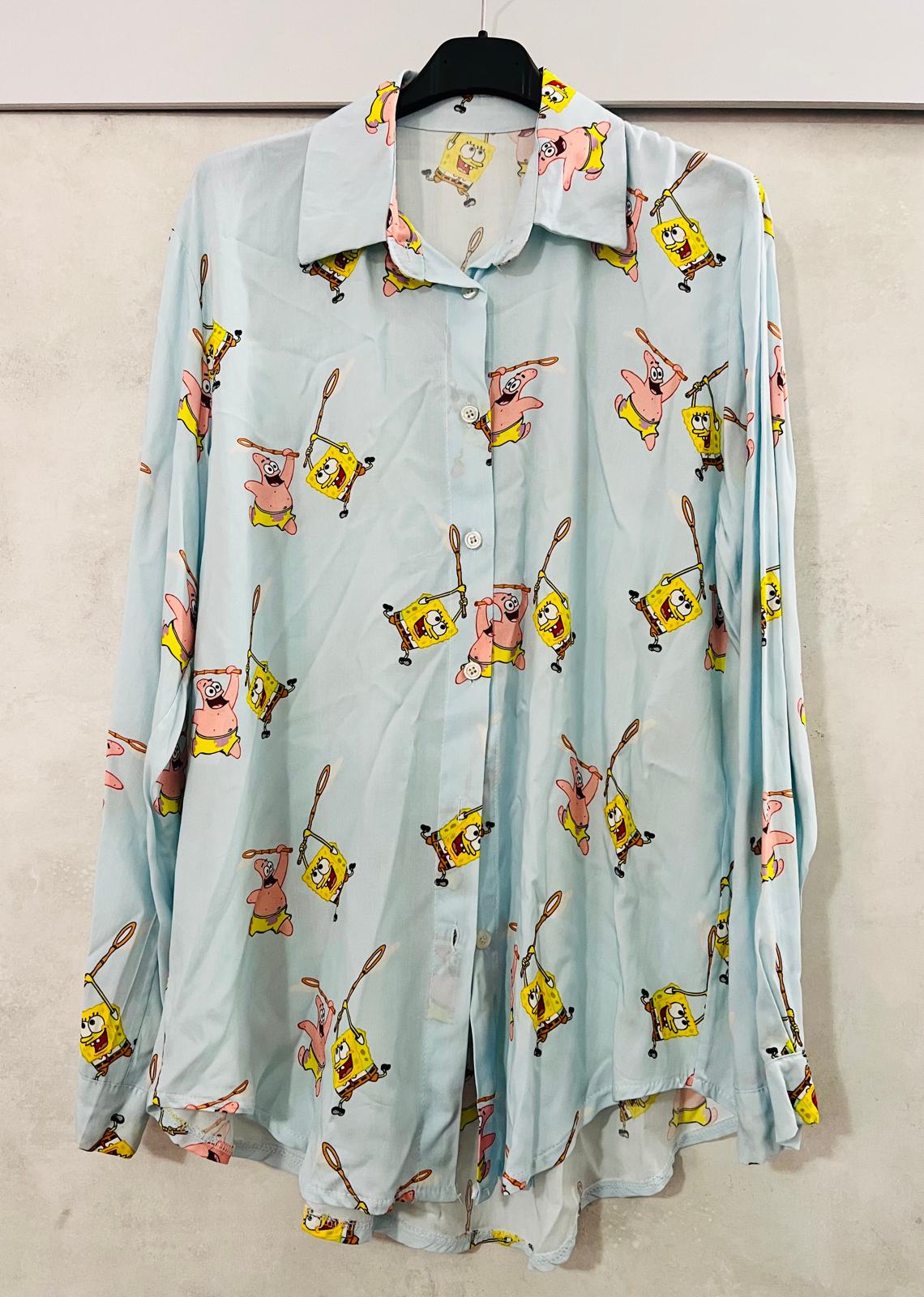 Camicetta Donna Stampa Spongebob - Camicia Premium