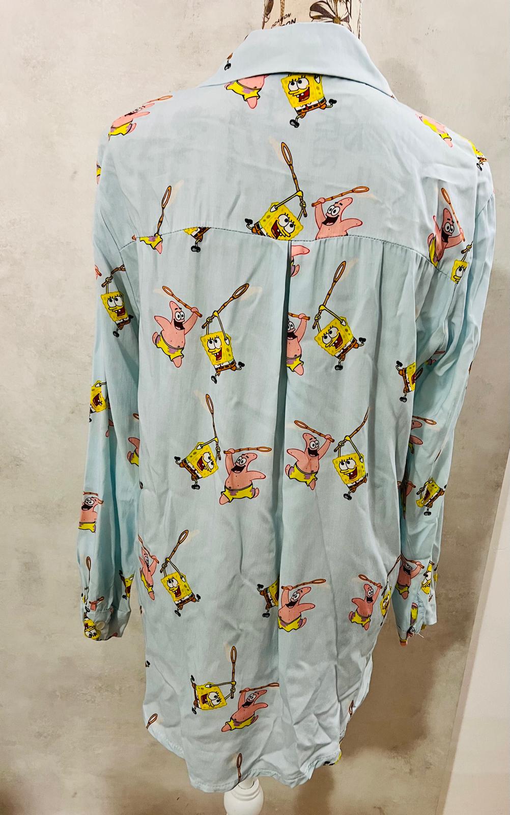 Camicetta Donna Stampa Spongebob - Camicia Premium