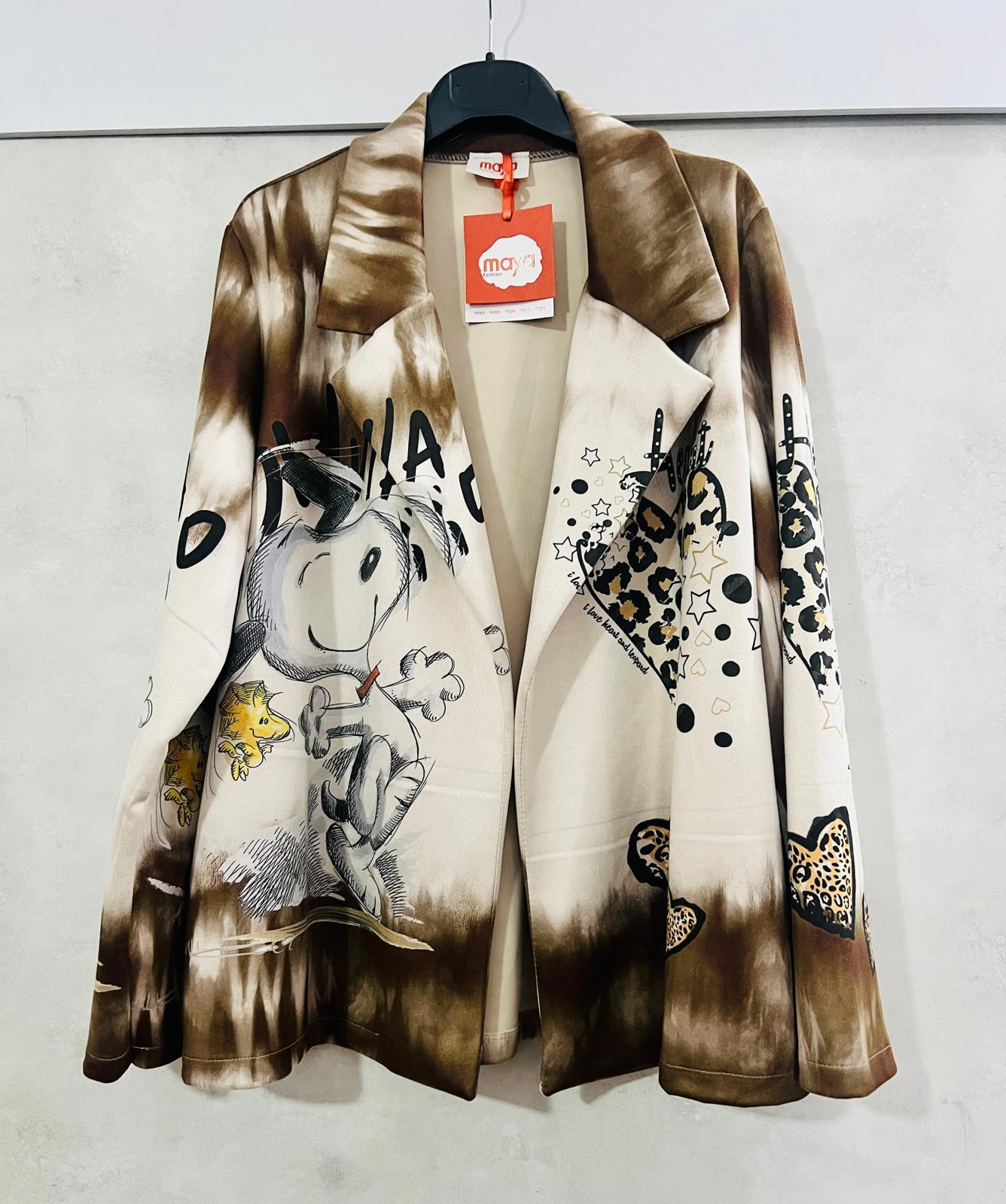 Blazer Donna Dainetto Snoopy Heart - Giacca Premium Romantica