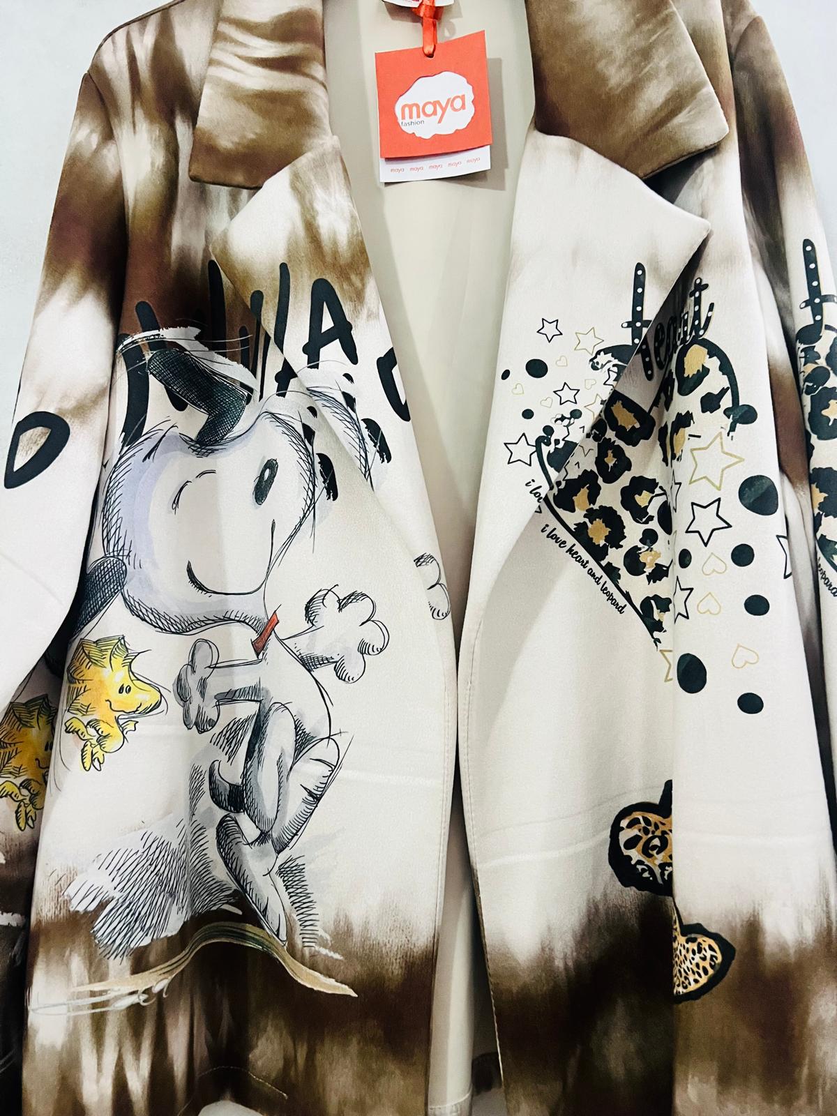 Blazer Donna Dainetto Snoopy Heart - Giacca Premium Romantica