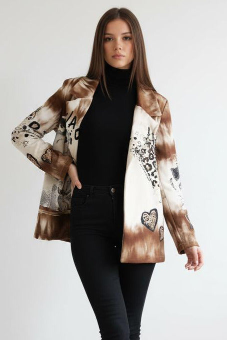 Blazer Donna Dainetto Snoopy Heart - Giacca Premium Romantica