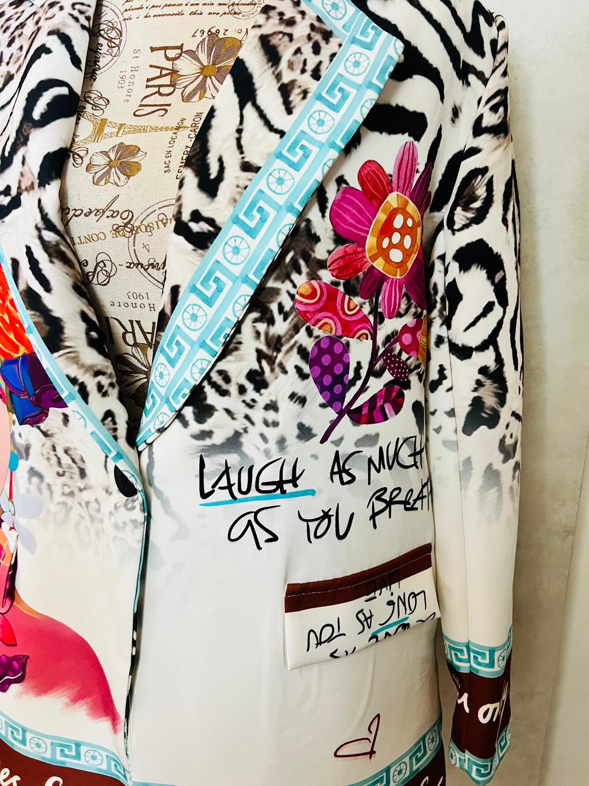 Blazer Frida Kahlo Artistica - Giacca Donna Ispirata all'Arte