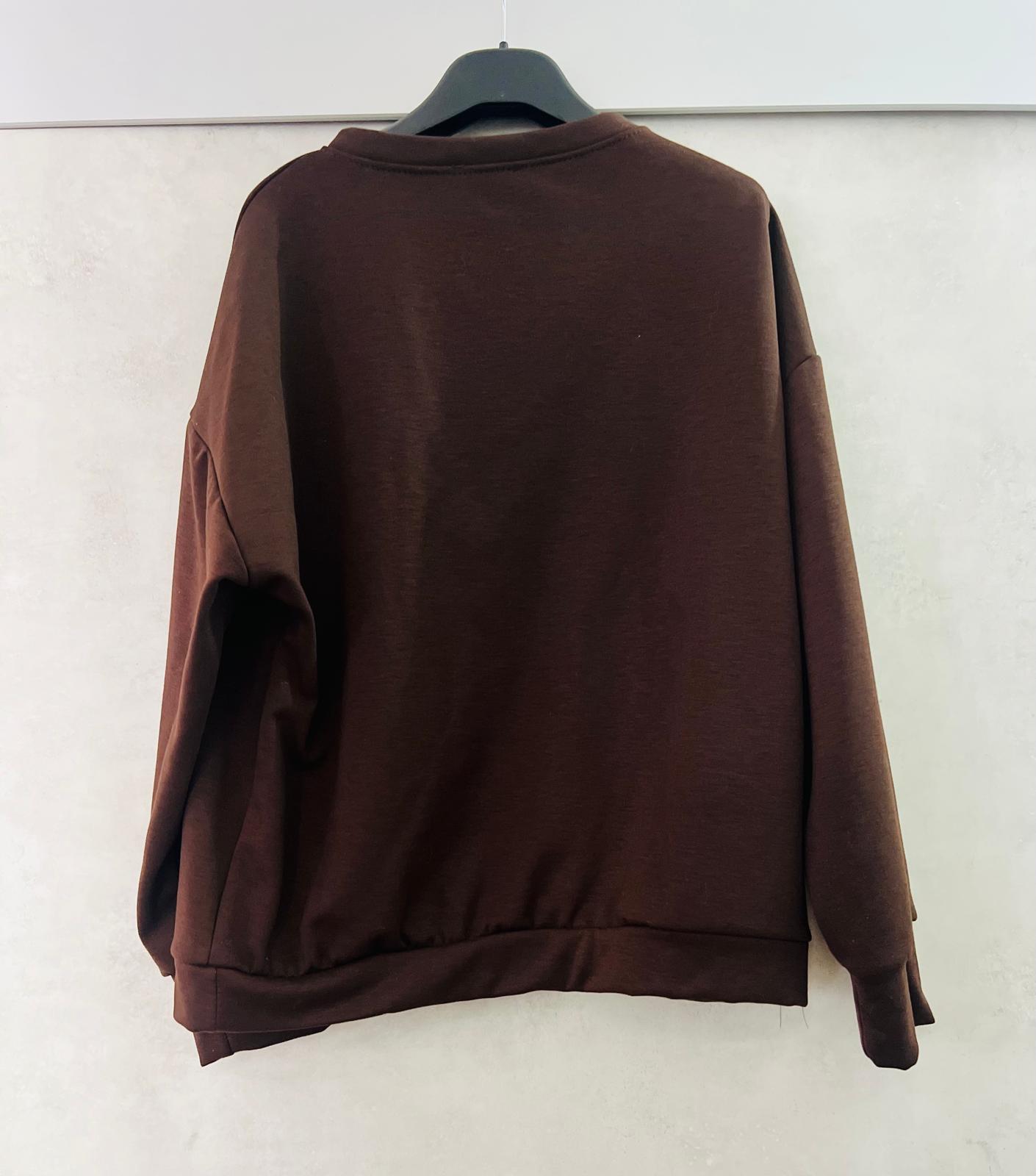 Felpa Anche Meno - Felpa Divertente con Scritta | MDivaFashion