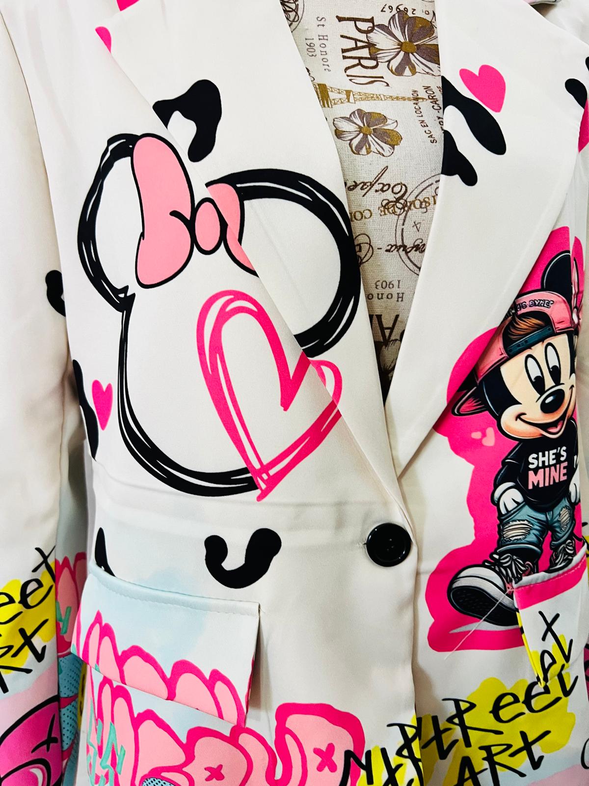 Giacca Blazer Minnie e Topolino Love Mine