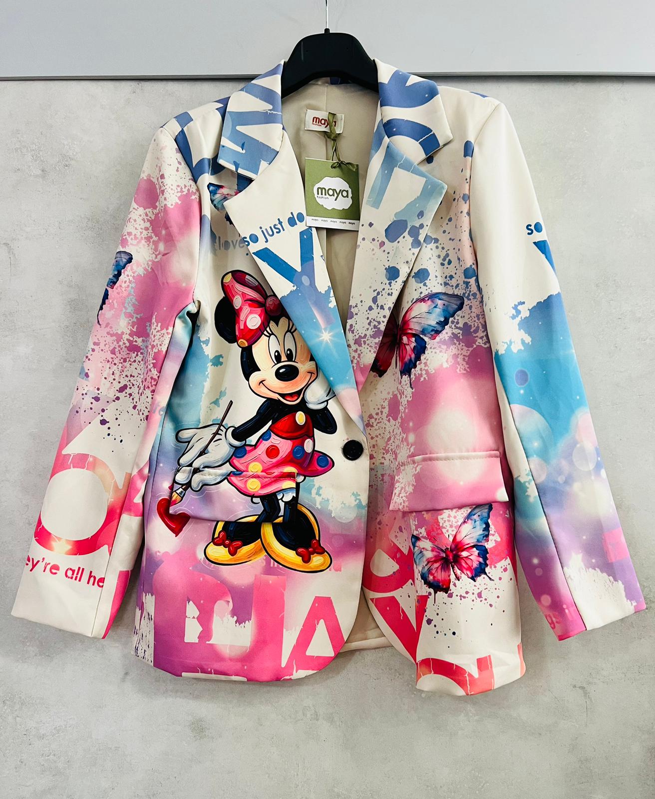 Giacca Blazer Minnie Pittrice e Farfalle | MDivaFashion