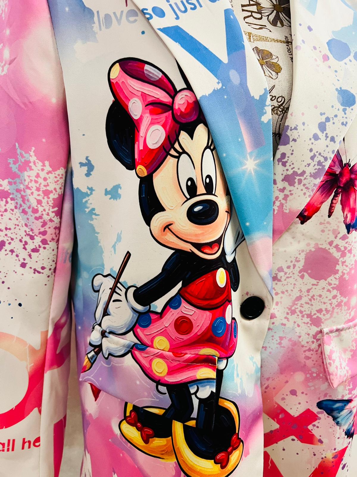 Giacca Blazer Minnie Pittrice e Farfalle | MDivaFashion