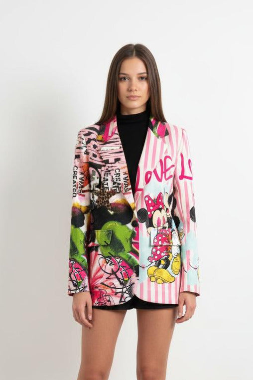Blazer Donna Minni e Topolino Lover - Giacca Premium