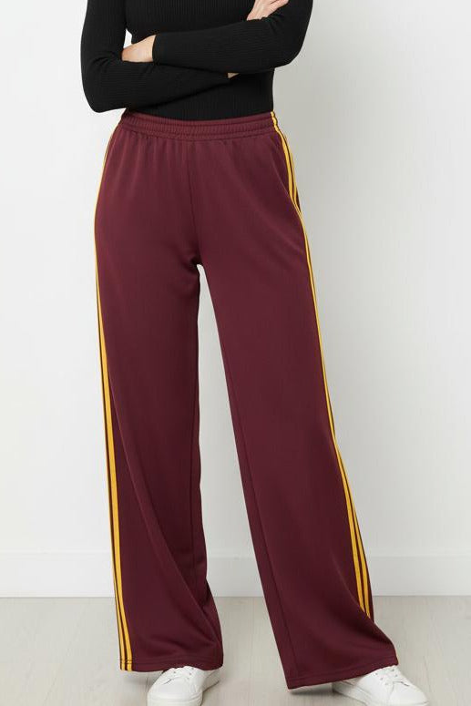 Pantalone Tuta con Strisce Laterali - Stile Sportivo | MDivaFashion