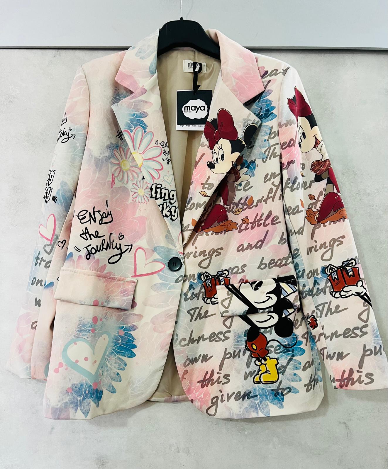 Giacca Blazer Topolino e Minnie Feeling Lucky | MDivaFashion